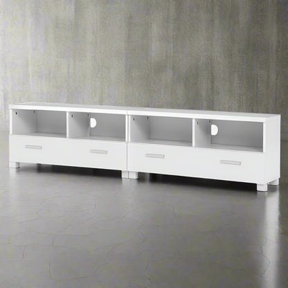 Artiss TV Cabinet Entertainment Unit 180cm White Eddie