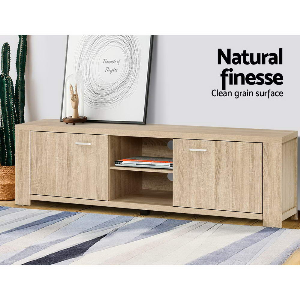 Artiss TV Cabinet Entertainment Unit 160cm Pine Maxi