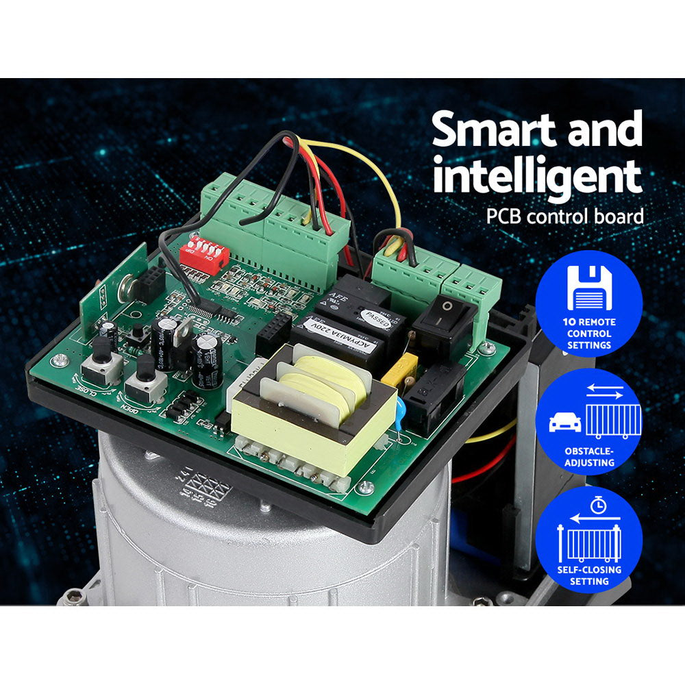 Lockmaster Automatic Sliding Gate Opener Kit Keypad 6M 1200KG