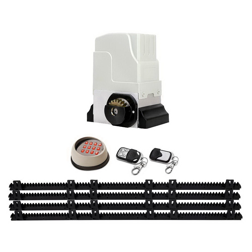 Lockmaster Automatic Sliding Gate Opener Kit Keypad 4M 1800KG