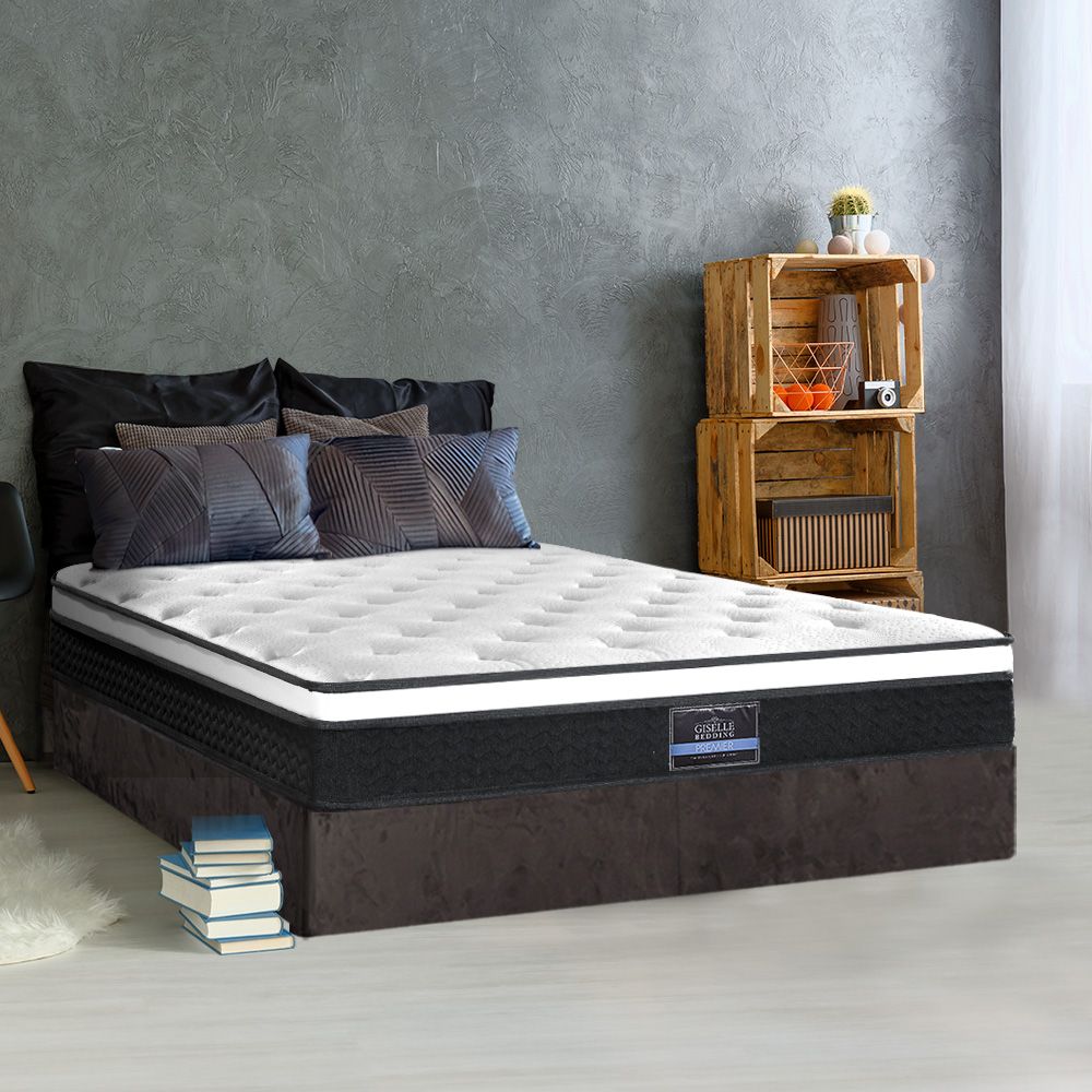 Giselle Bedding 21cm Mattress Euro Top Queen