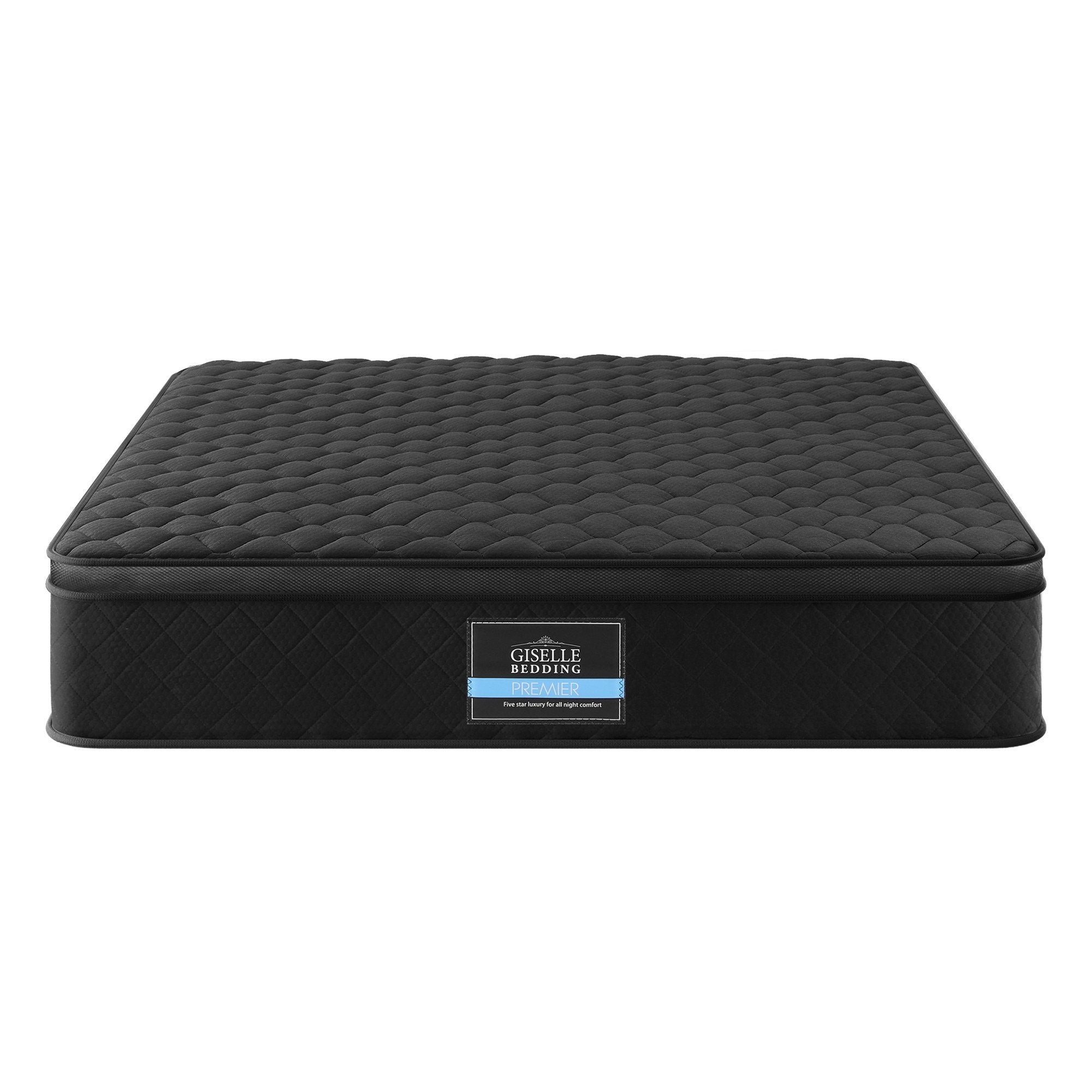 Giselle Bedding Mattress 34cm 5-Zone Pocket Spring Egg-crate Memory Foam Queen