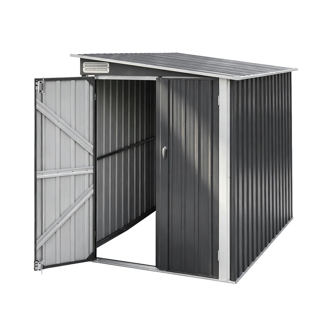 Giantz Garden Shed 118x238cm Lean To Bike Shelter Backyard Outdoor Storage