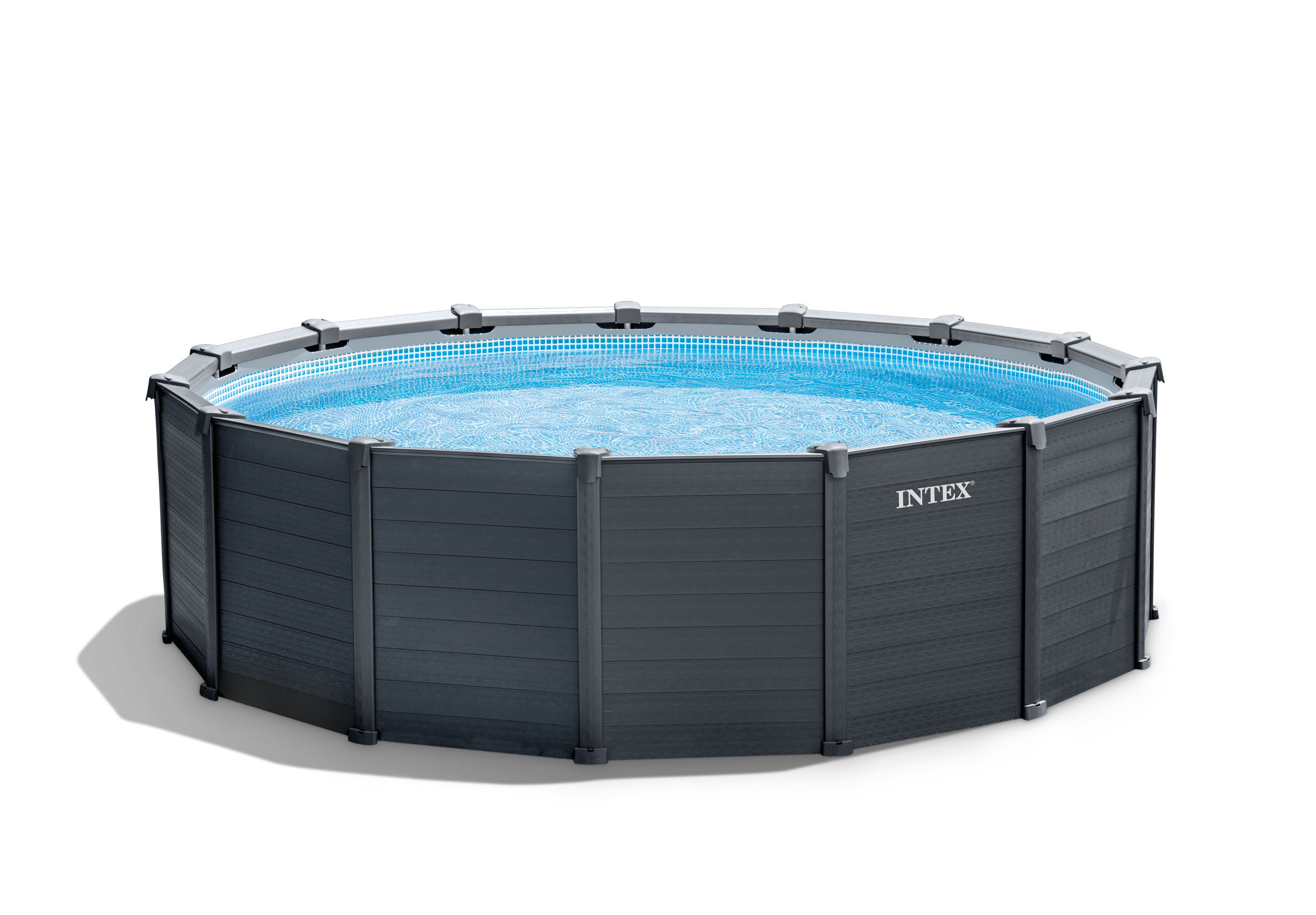 Intex Intex Graphite Grey Panel Pool 4.78 x 1.24M 26384