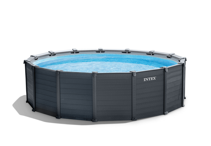 Intex Intex Graphite Grey Panel Pool 4.78 x 1.24M 26384