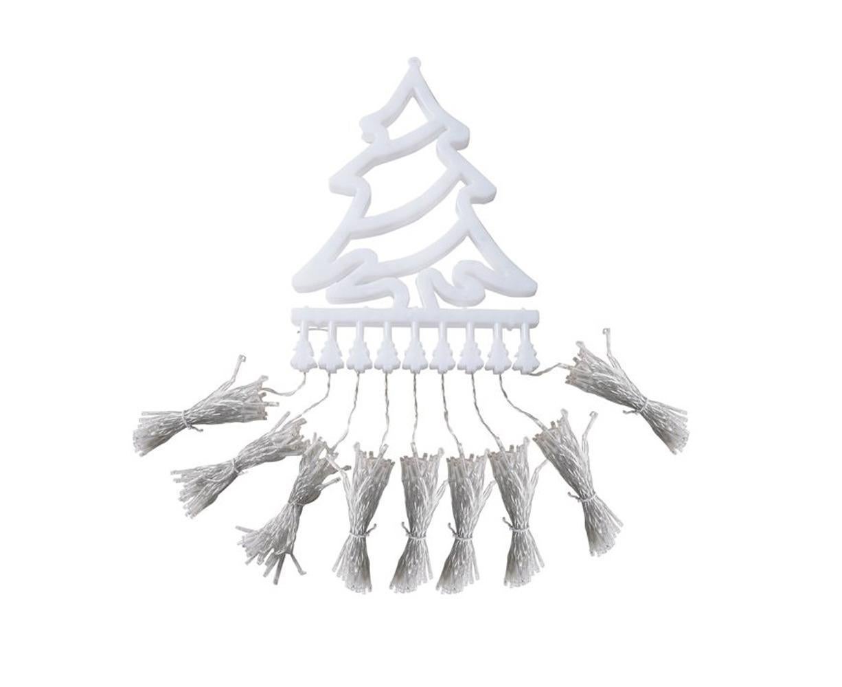 350 LED Solar Waterfall String Light Fairy Xmas Tree Hanging Decor Outdoor - Warm White