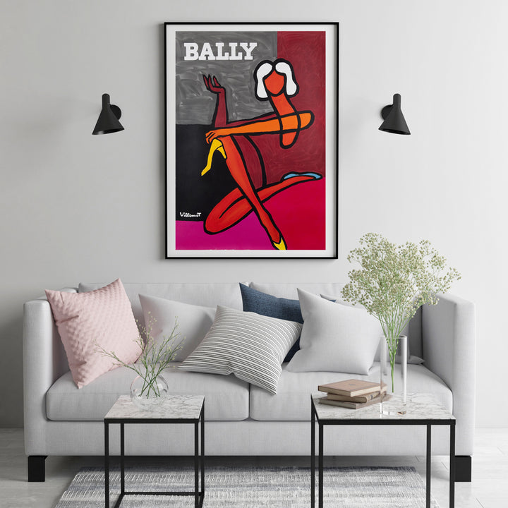 Wall Art 100cmx150cm Fashion Woman Black Frame Canvas