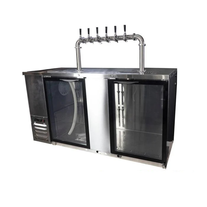 Kegerator - KegMaster Super Deluxe - Two Door Large