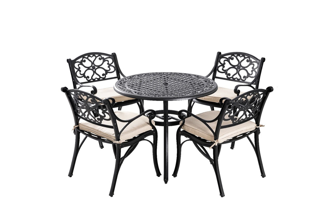Marco 5-Piece Cast Aluminium Outdoor Setting