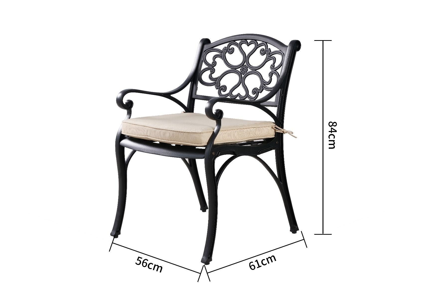 Marco 5-Piece Cast Aluminium Outdoor Setting
