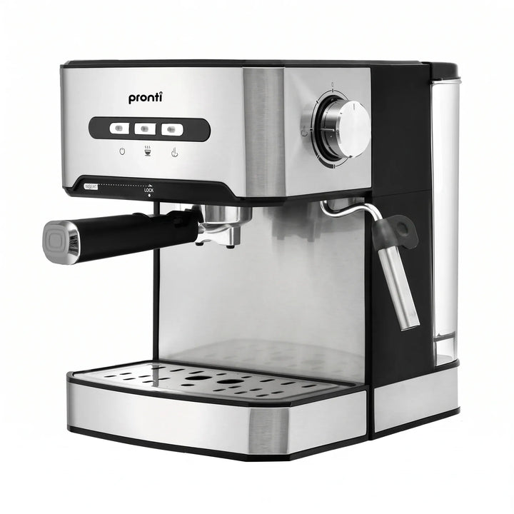 Pronti 1.6L Automatic Coffee Espresso Machine with Steam Frother