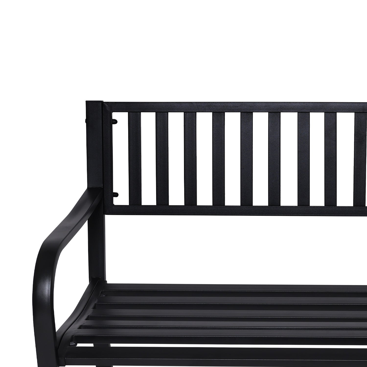 Wallaroo Steel Outdoor Garden Bench - Modern
