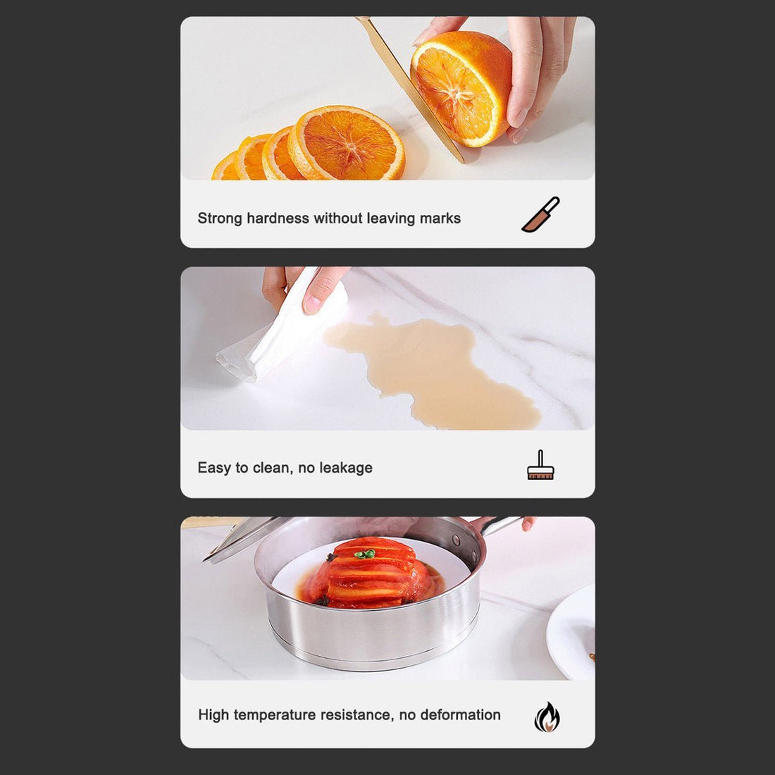 120x60cm Glossy White Minimalist Dining Table with Solid Metal Legs