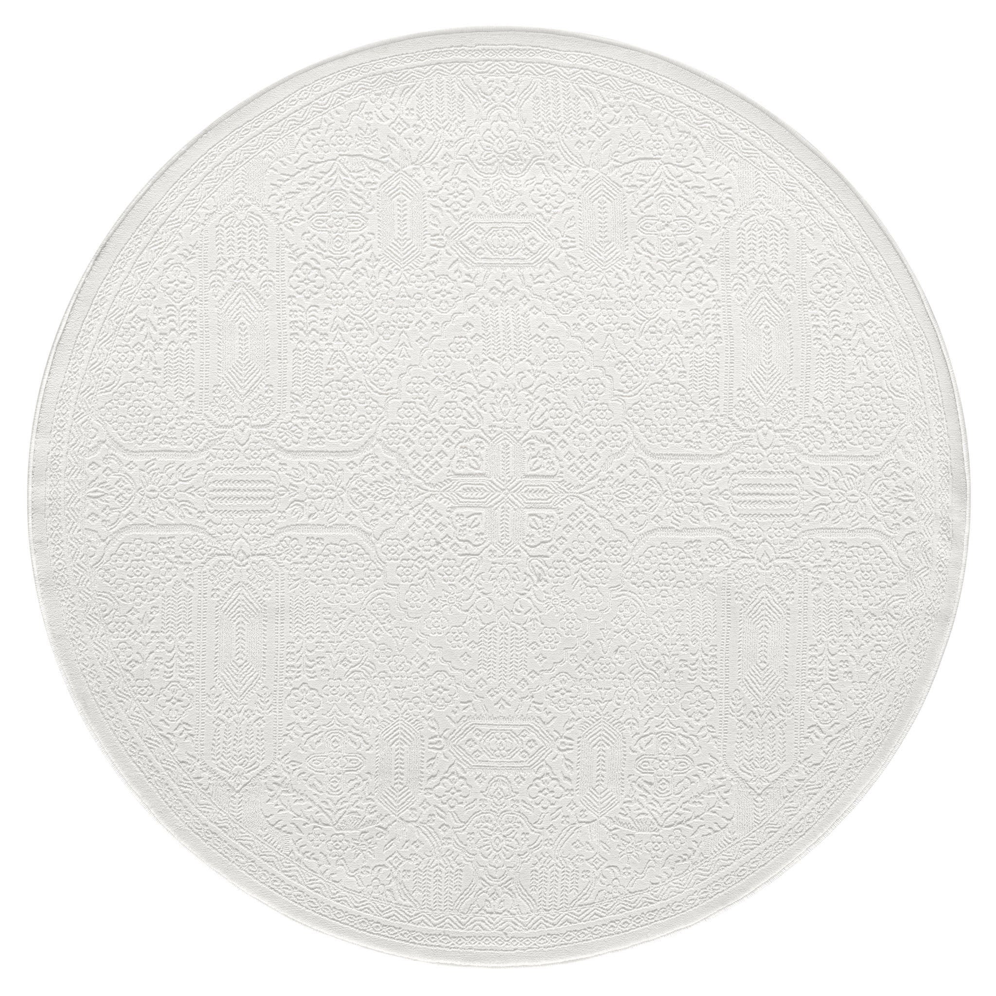 Grande Jacquard Rug - Ivory - 120x170