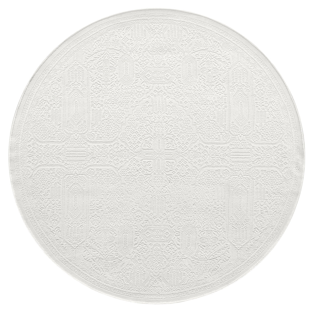Grande Jacquard Rug - Ivory - 120x170