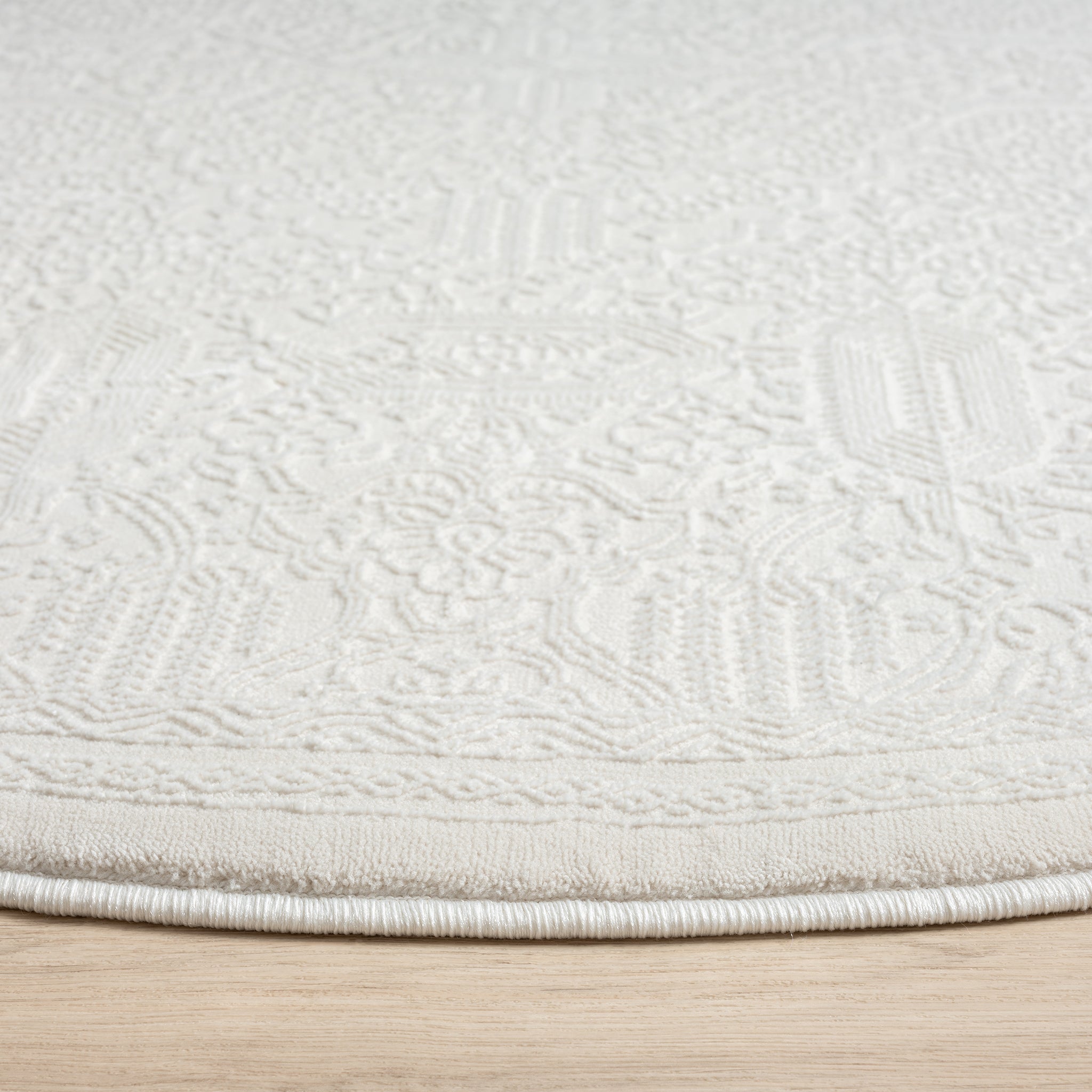 Grande Jacquard Rug - Ivory - 200x290