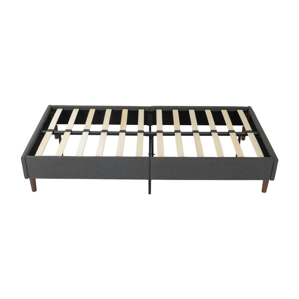 Bed Frame Mattress Foundation (Dark Grey) – Double