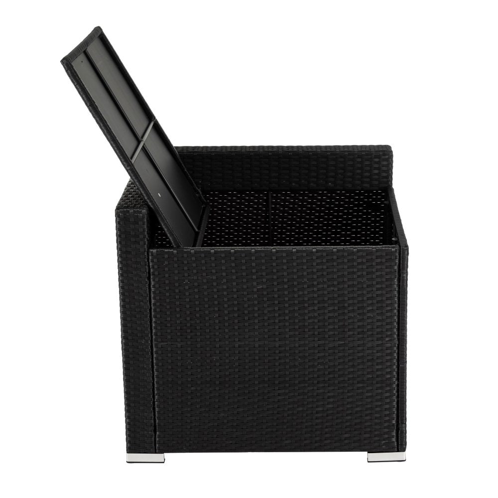 Modular Outdoor Lounge Set-9pcs Sofa and Coffee Table