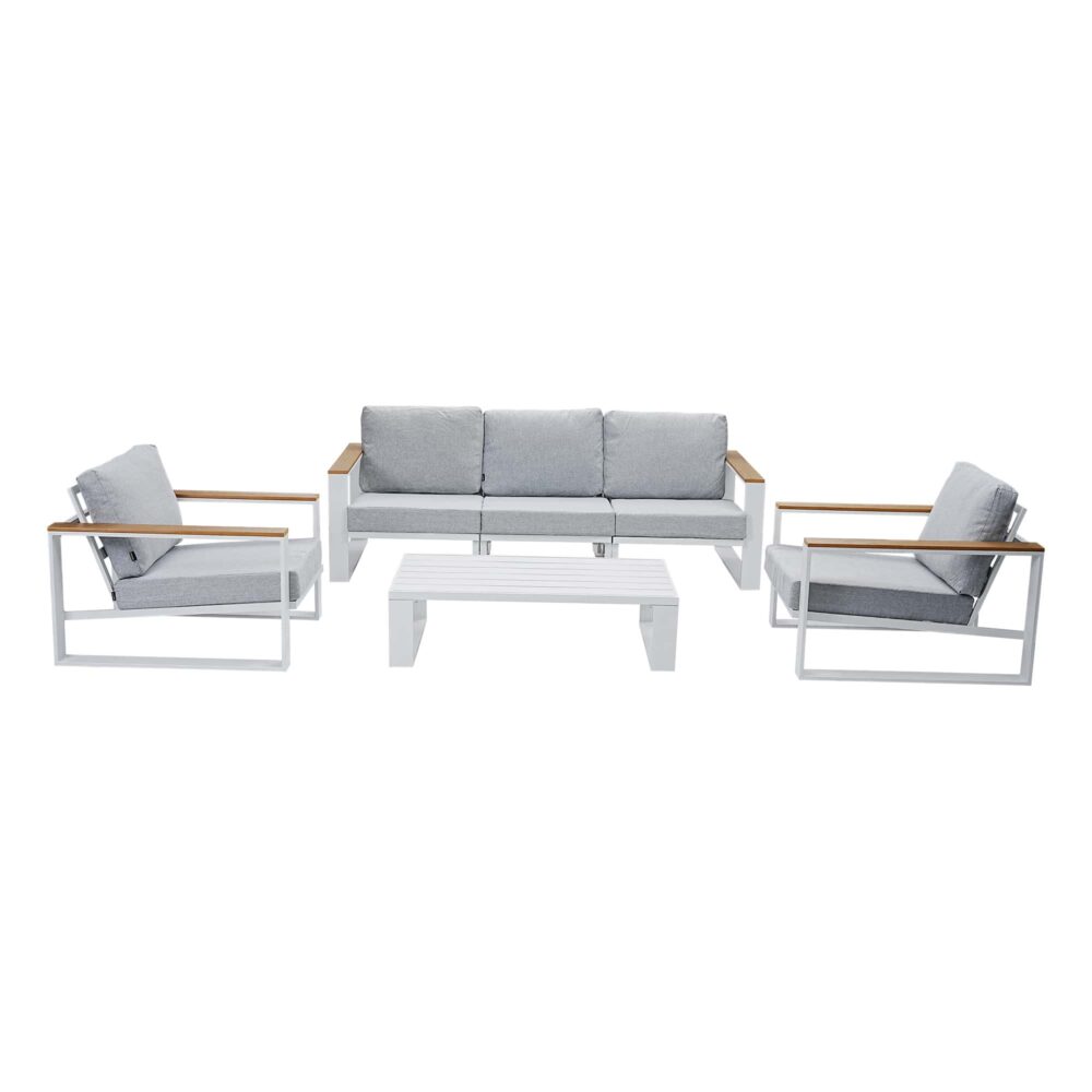 5 Seater Grandeur Lounge Suite – White