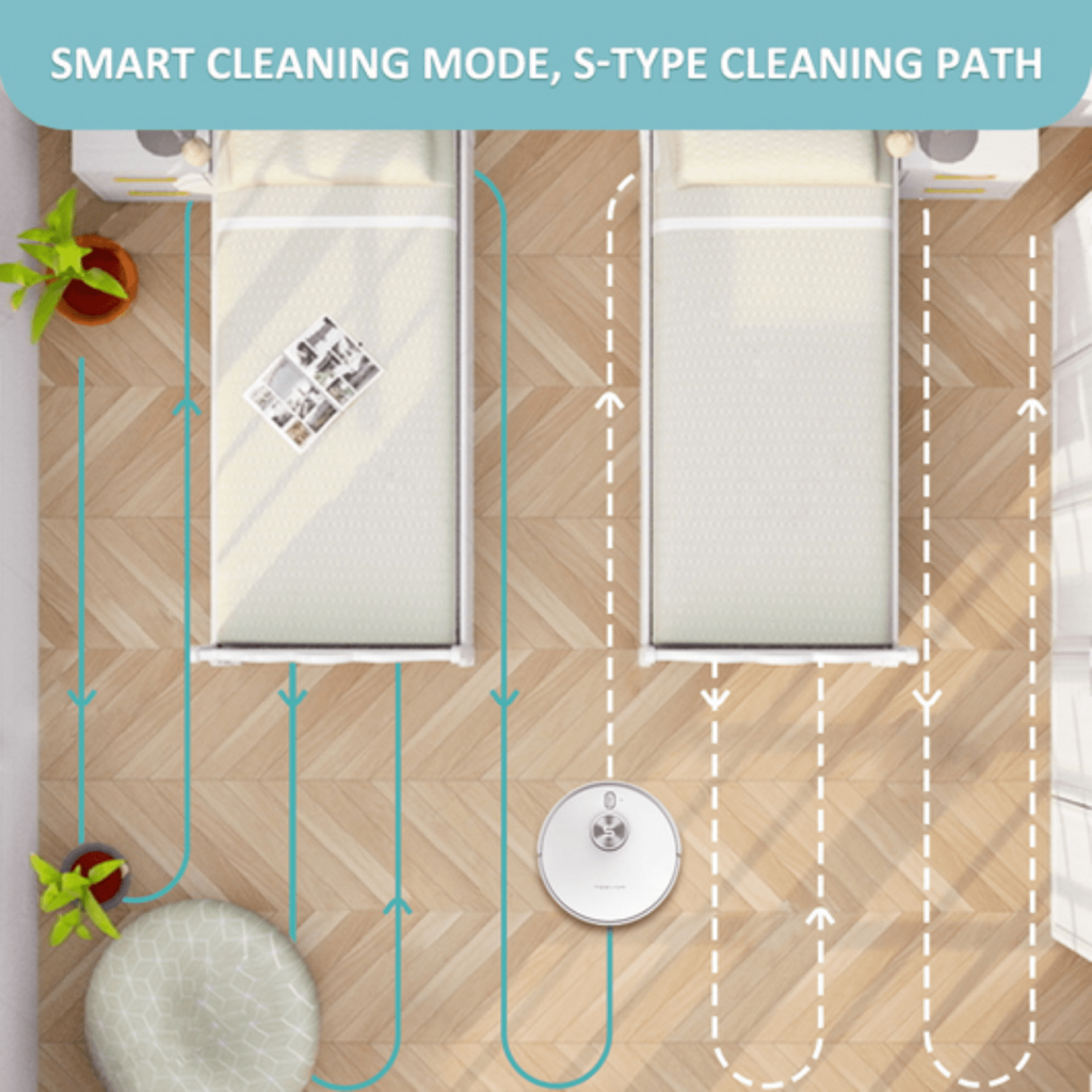Tesvor S6 Turbo Robot Vacuum & Mop, 4000Pa