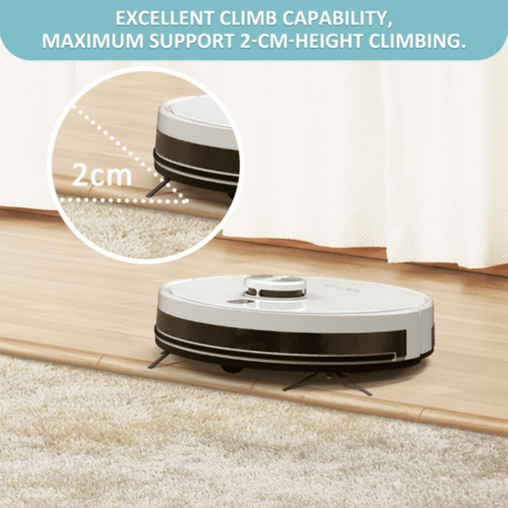 Tesvor S6 Turbo Robot Vacuum & Mop, 4000Pa