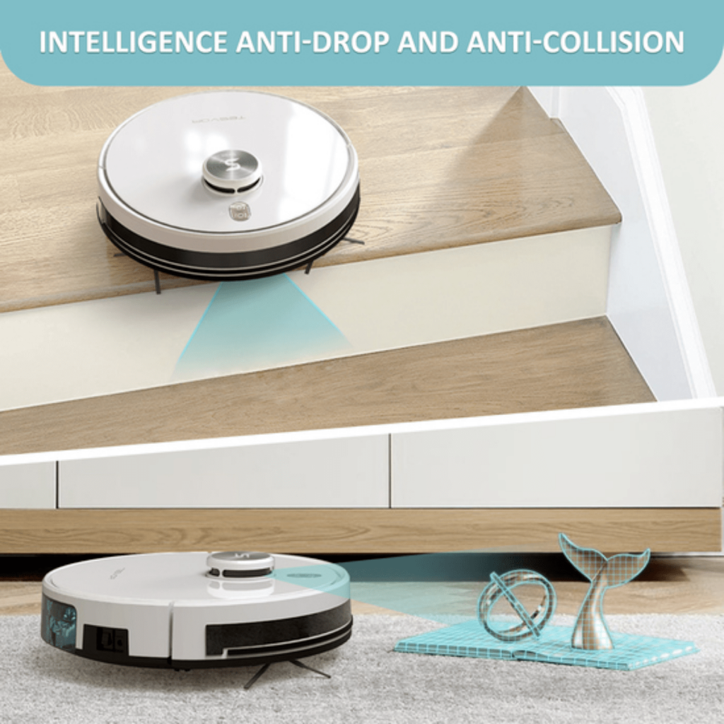 Tesvor S6 Turbo Robot Vacuum & Mop, 4000Pa