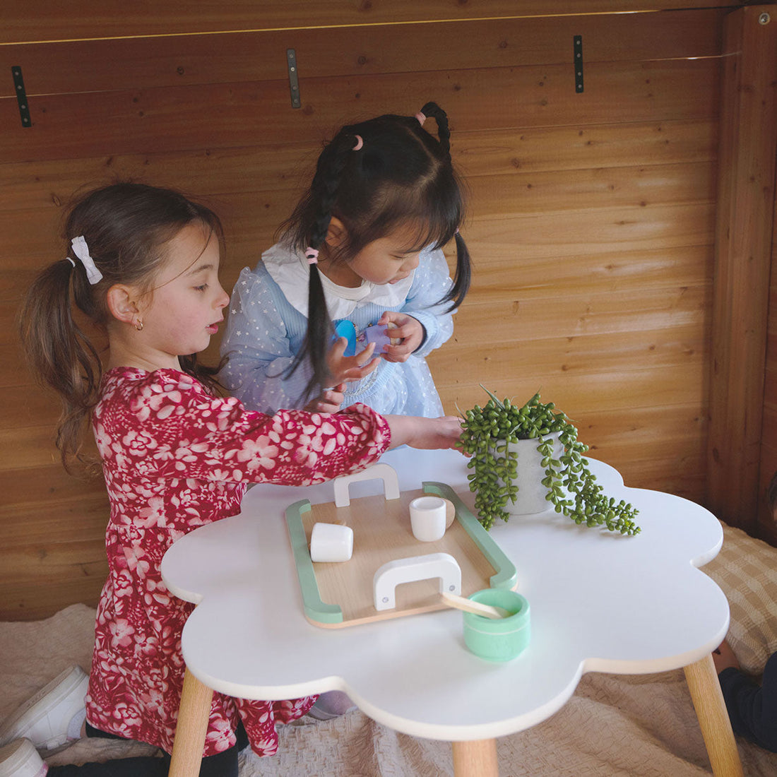 Lifespan Kids Warrigal Cubby House with 2.2m Slide (Pastel Blue)