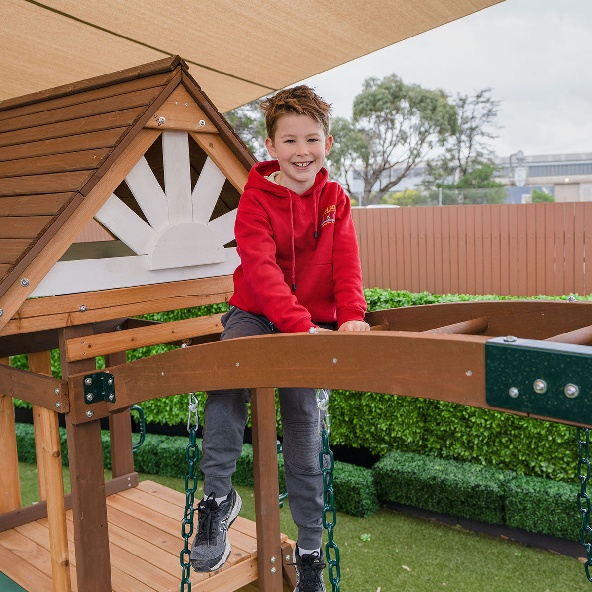 Lifespan Kids Armadale Swing Set & Play Centre with Two 2.2m Slide (Pastel Blue)