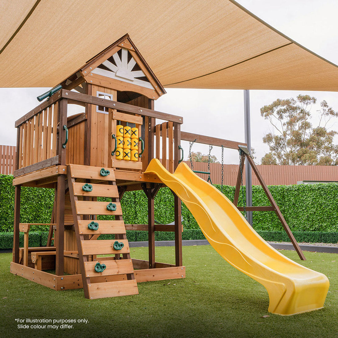 Lifespan Kids Coventry Swing Set & Play Centre with 2.2m Slide (Pastel Blue)