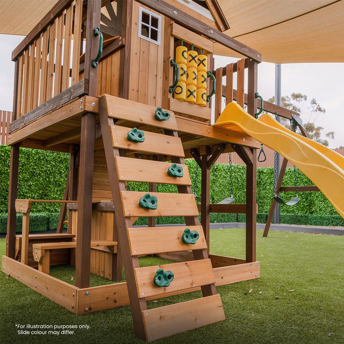 Lifespan Kids Coventry Swing Set & Play Centre with 2.2m Slide (Pastel Blue)