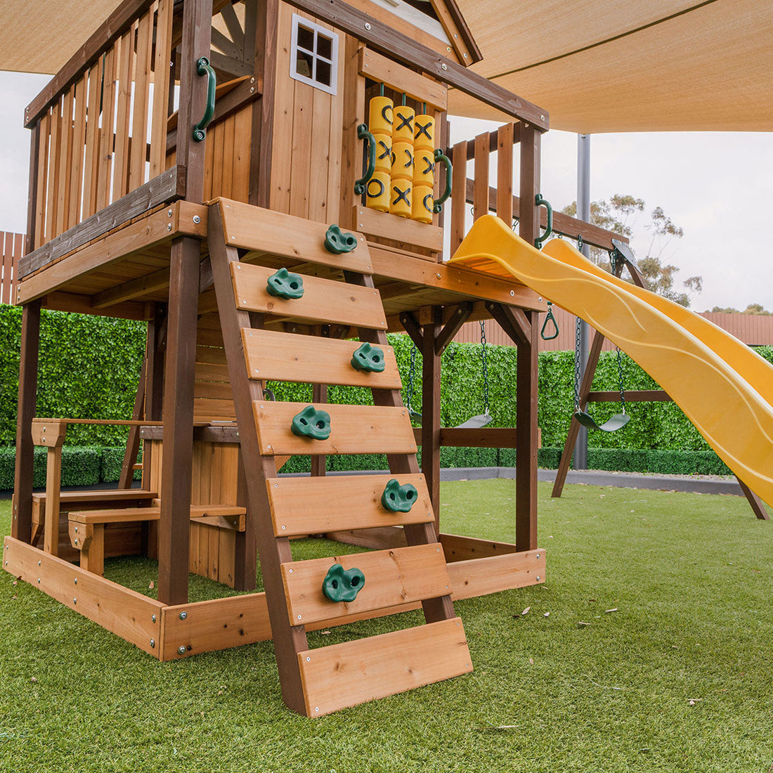 Lifespan Kids Coventry Swing Set & Play Centre with 2.2m Slide (Yellow)