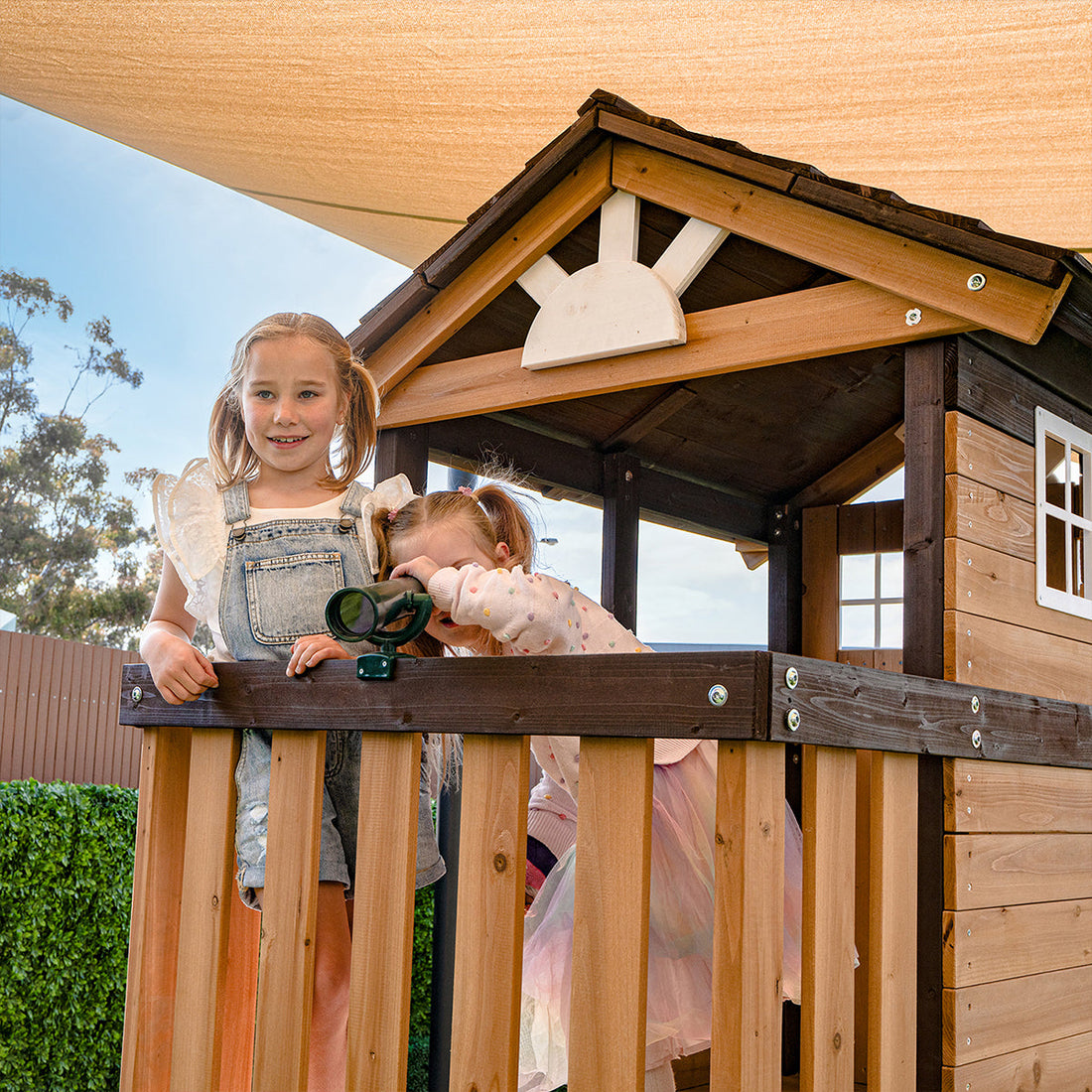 Lifespan Kids Darlington Swing Set & Play Centre with 2.2m Slide (Pastel Pink)