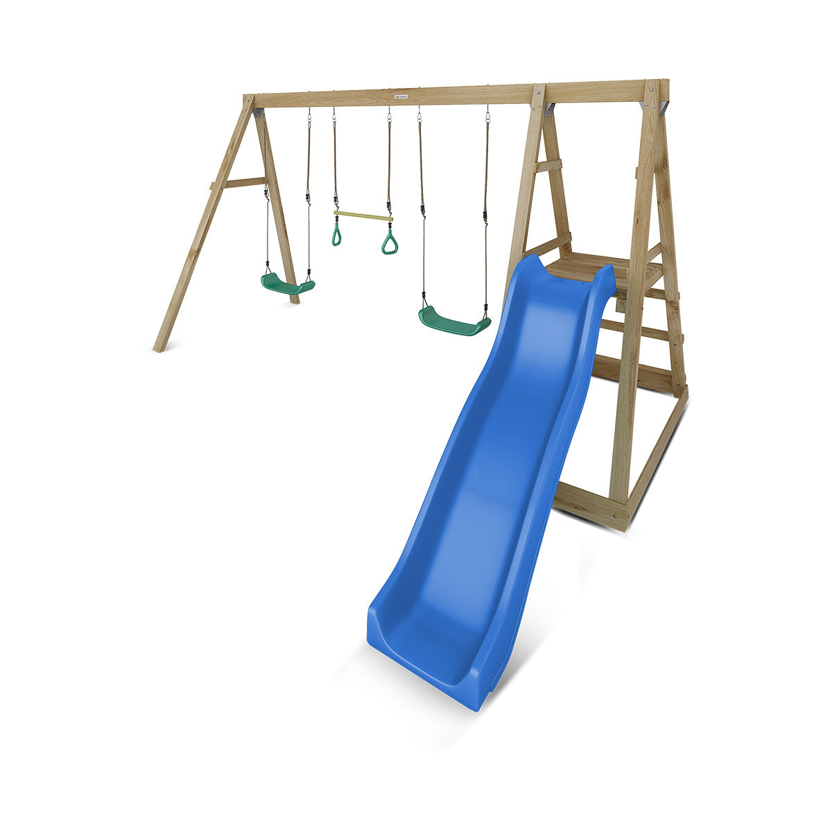 Lifespan Kids Winston Swing Set with Climb & 1.8m Slide (Blue)