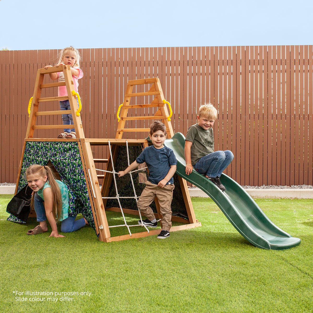 Lifespan Kids Cooper Climb &  1.8m Slide (Green)