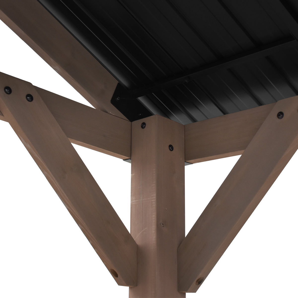 Yardtopia Oslo XL 3.6m x 2.4m BBQ/Grill Timber & Steel Gable Roof Gazebo