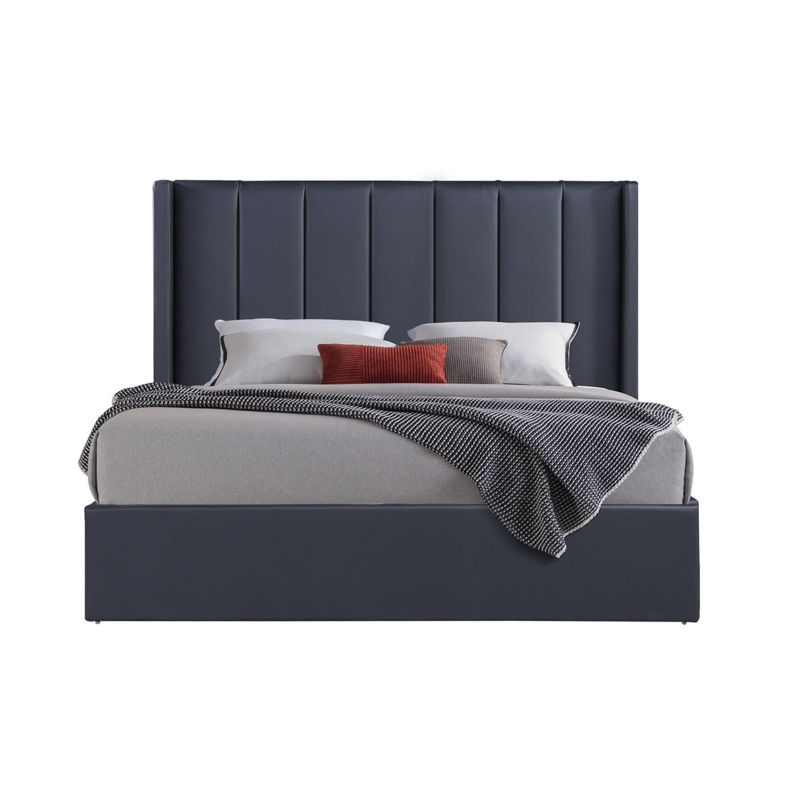 Prado 4pc Fabric Gas Lift Queen Bedroom Suite