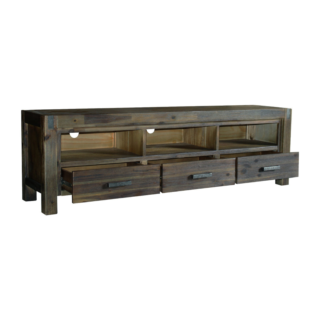 Nowra Acacia Wood TV Cabinet – Minimalist, Rustic &amp; Functional