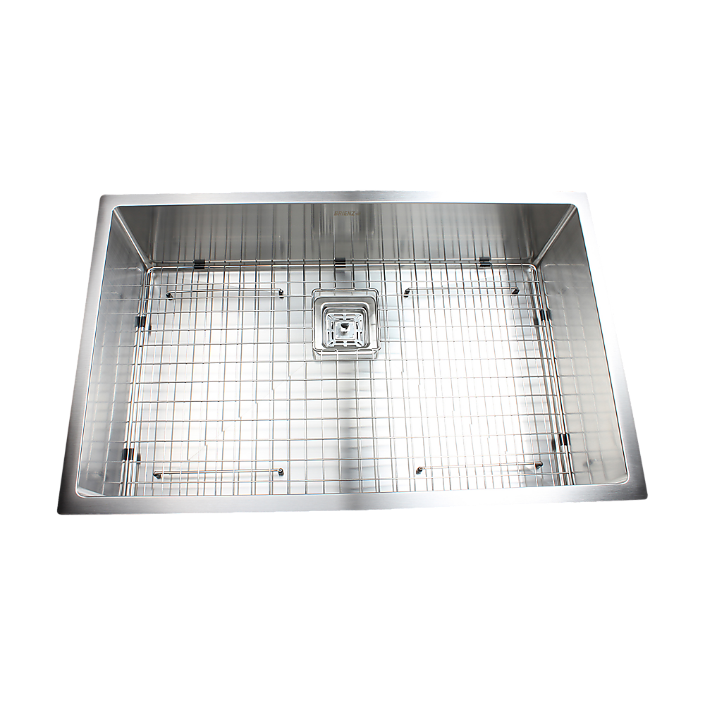 810x505mm Handmade 1.5mm Stainless Steel Kitchen Sink with Waste and Grid