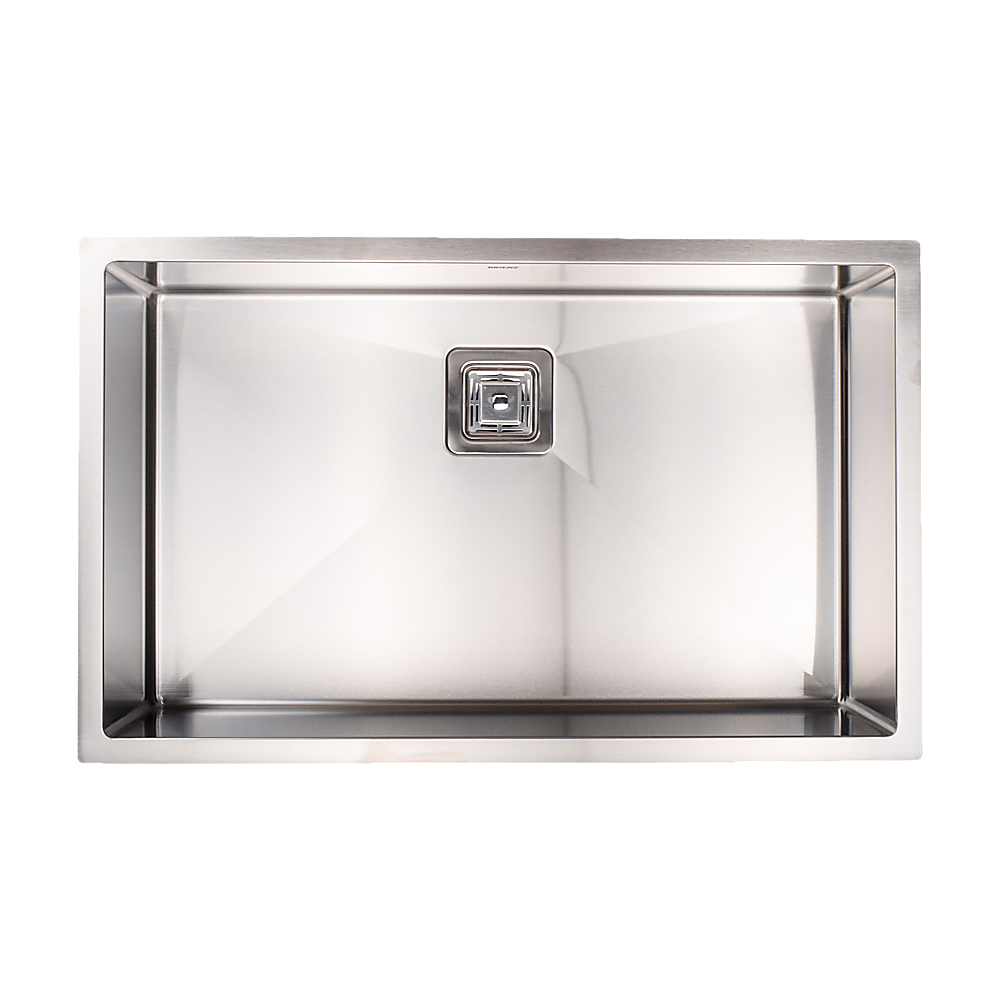 810x505mm Handmade 1.5mm Stainless Steel Kitchen Sink with Waste and Grid