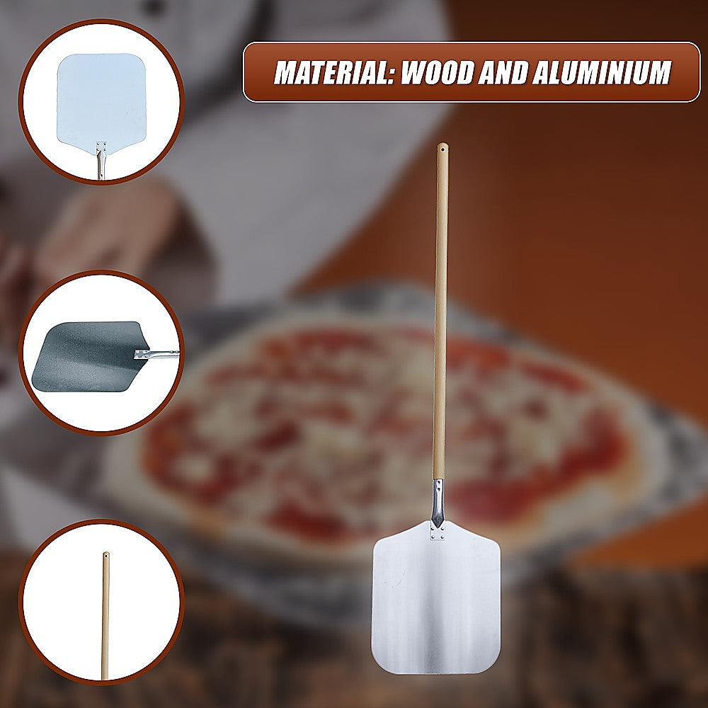 130cm Pizza Oven Peel Paddle Long Wood Handle