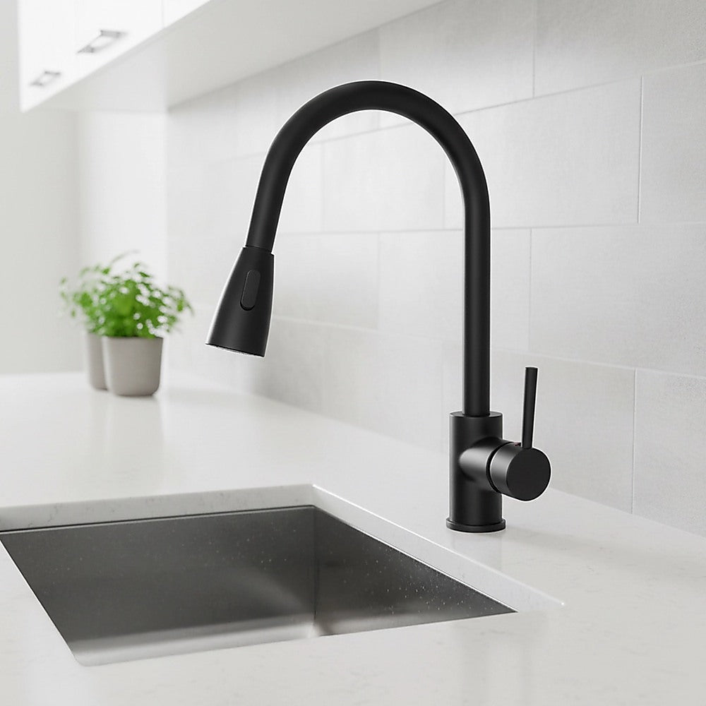 Basin Mixer Pull-Down Tap Faucet -Kitchen Laundry Bathroom Sink