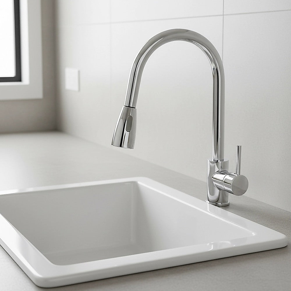 Basin Mixer Pull-Down Tap Faucet -Kitchen Laundry Bathroom Sink