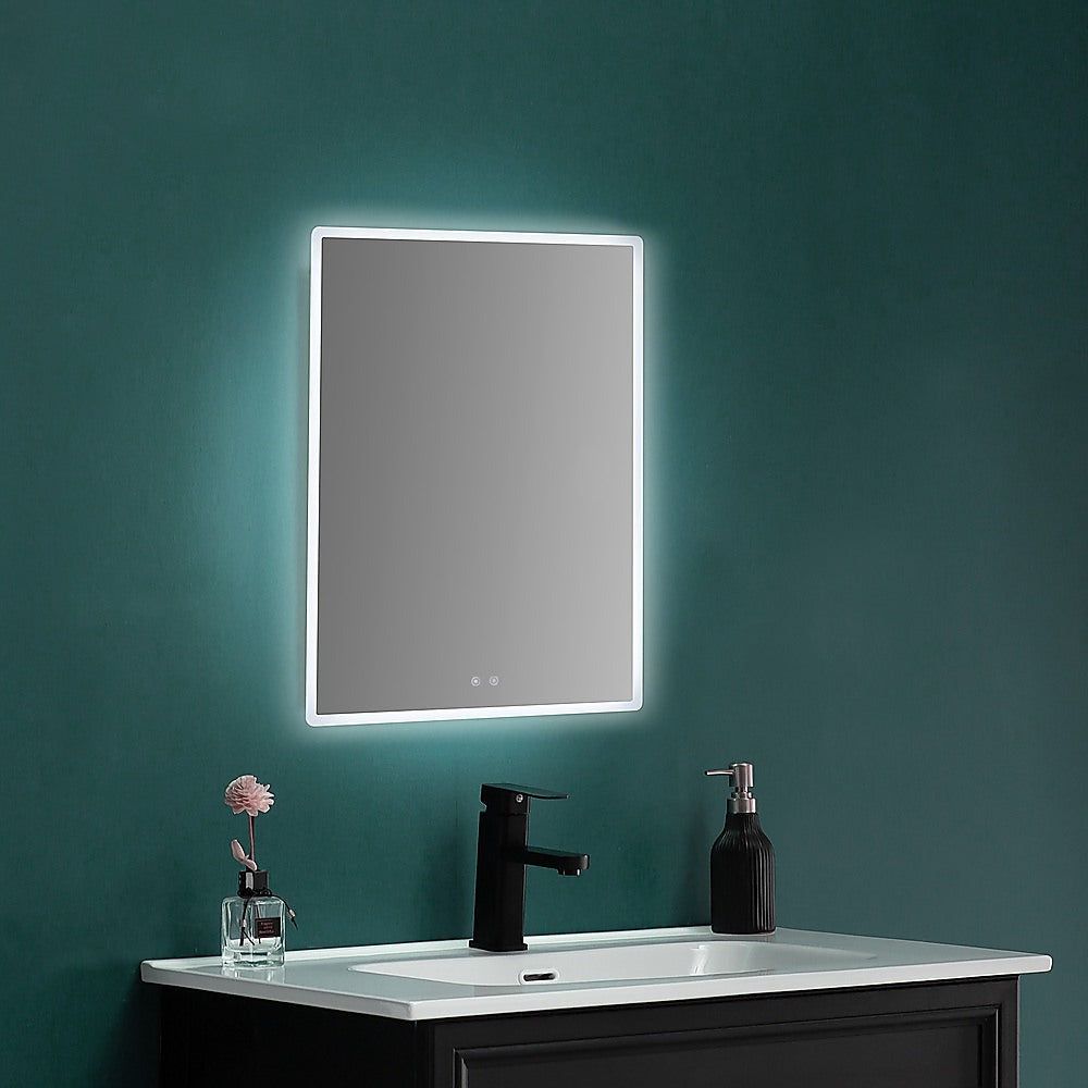 Smart Mirror Bathroom Vanity LED Lighted Wall Mirror 800x600mm