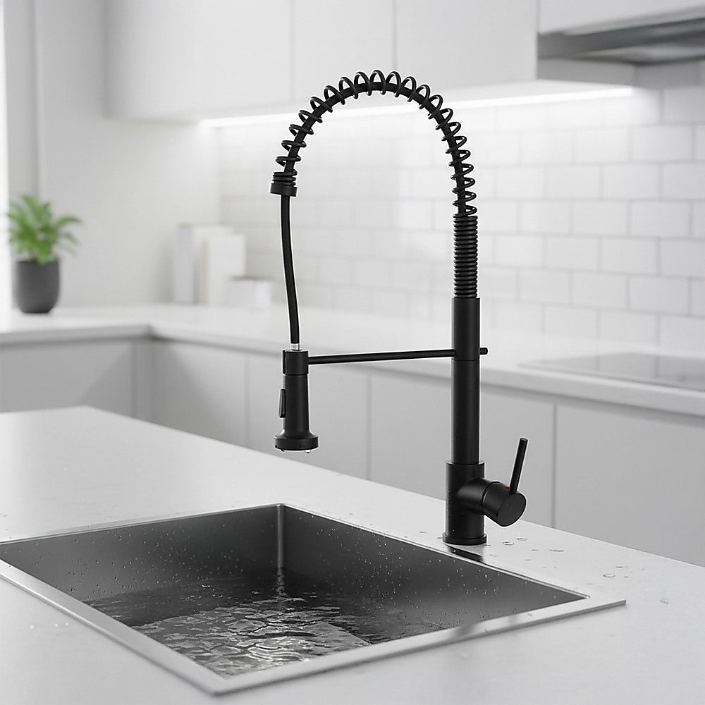 Basin Mixer Pull-Out Kitchen Tap Faucet Laundry Sink