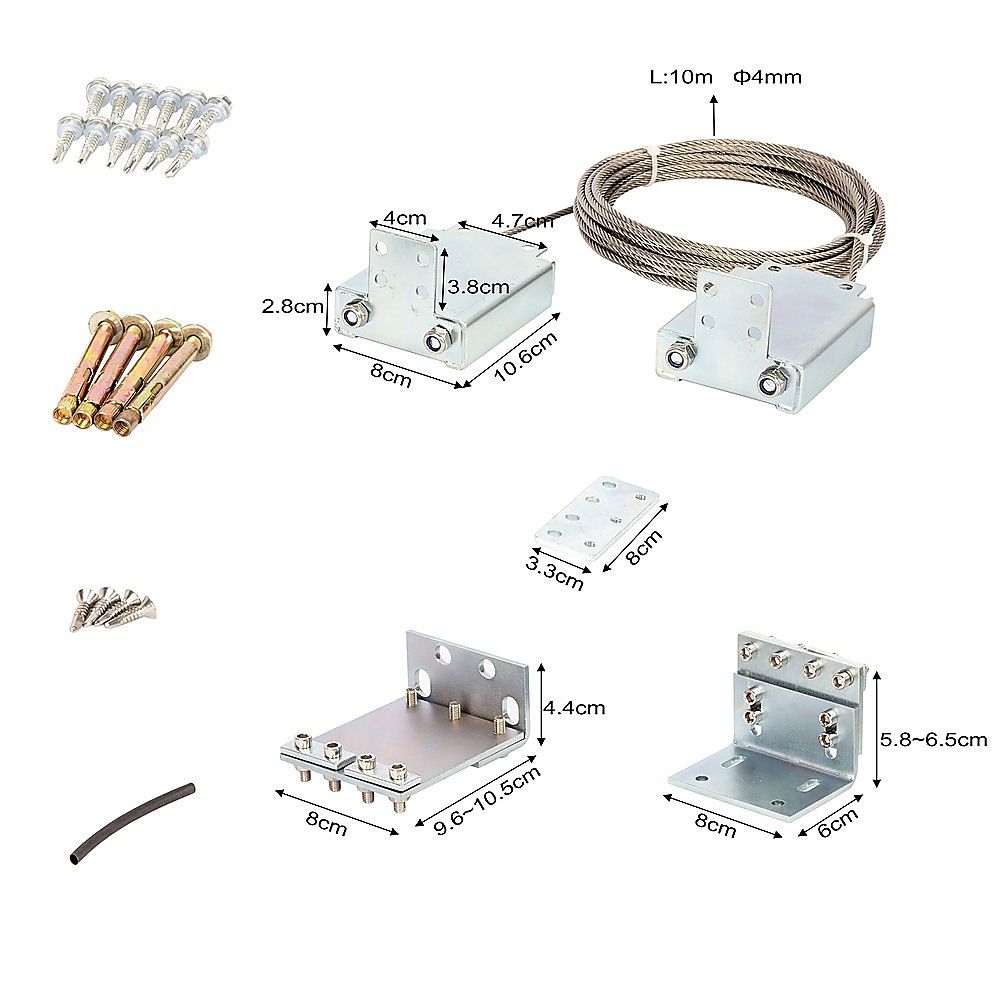 Telescopic Sliding Gate Pulley System