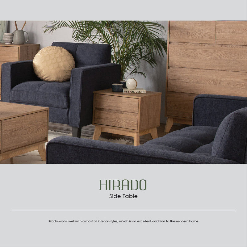 Hirado Bedside Table - Natural