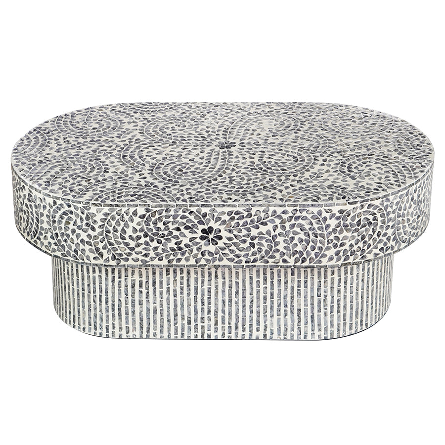 Floral Mother of Pearl Coffee Table