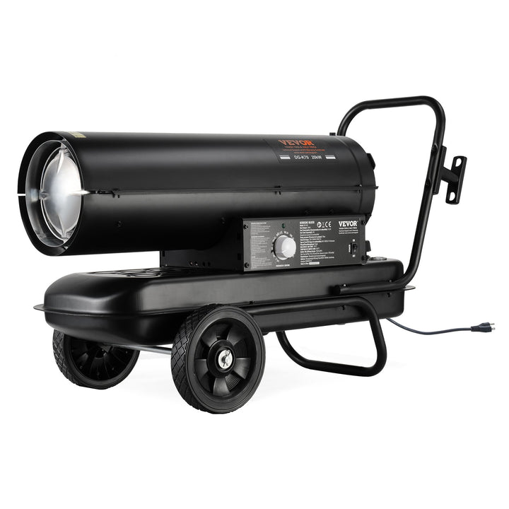 Portable Kerosene Forced Air Heater 70000 BTU Indoor Outdoor Use 5gal Tank