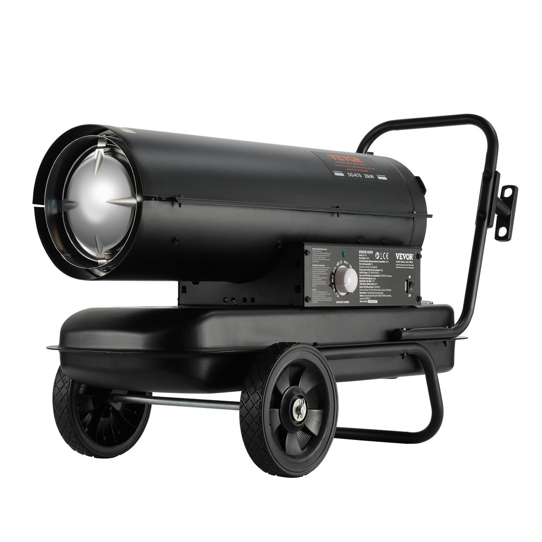 Portable Kerosene Forced Air Heater 70000 BTU Indoor Outdoor Use 5gal Tank