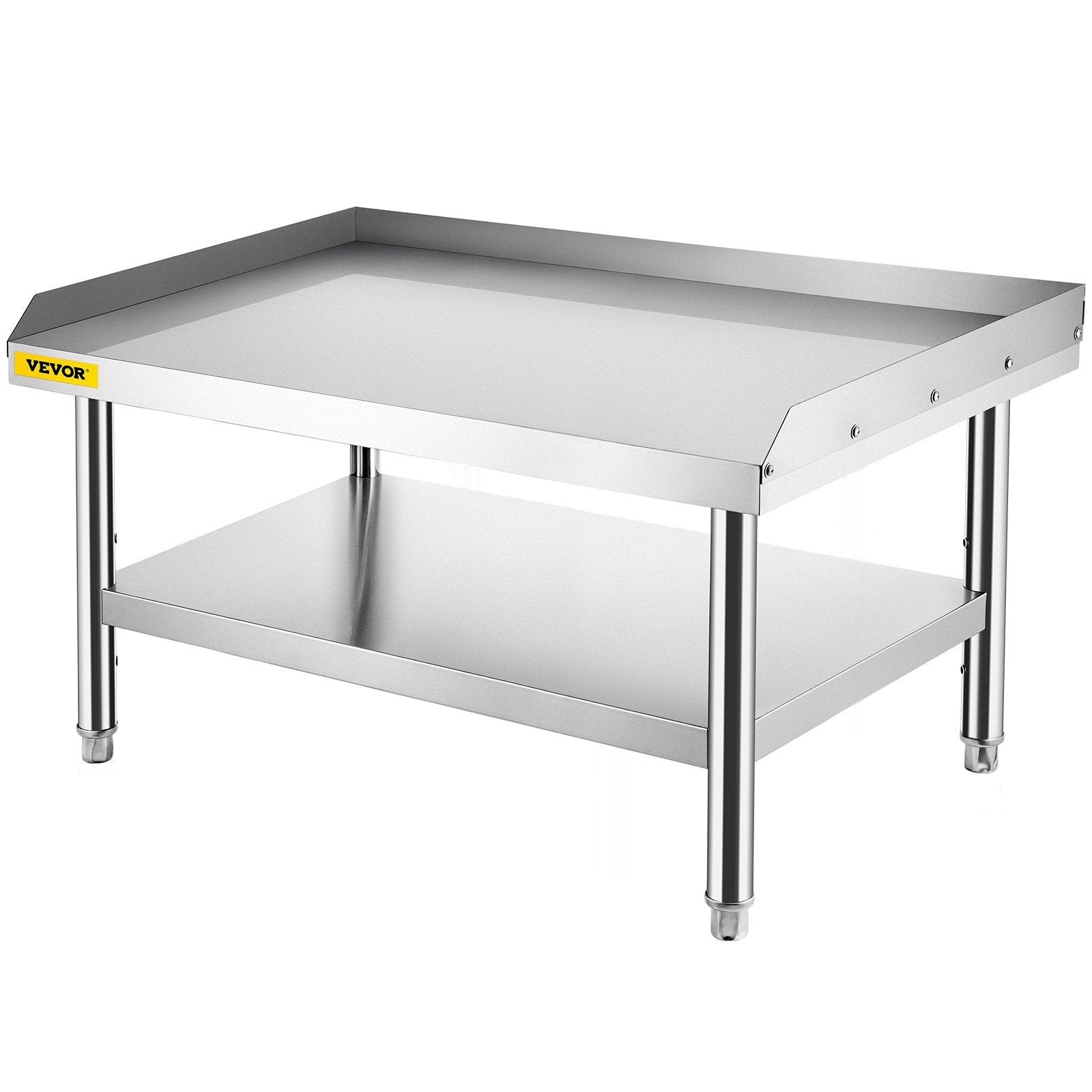 VEVOR Stainless Steel Equipment Grill Stand, 122 x 76 x 61cm Stainless Table